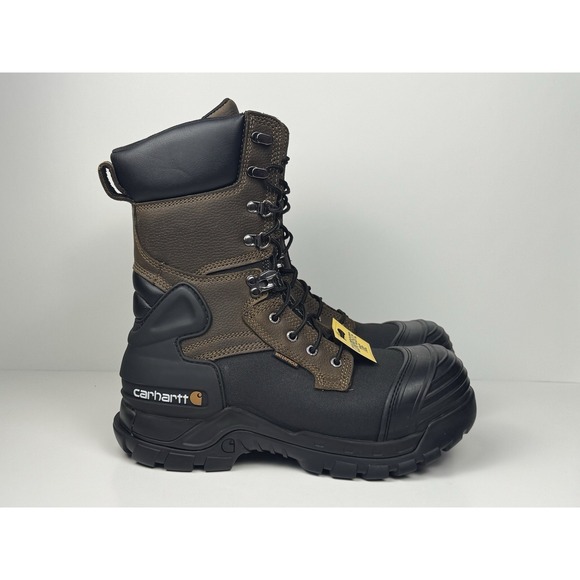 Carhartt Waterproof Insulated 10-Inch Composite Toe PAC Boot Men's Size 8 Wide
